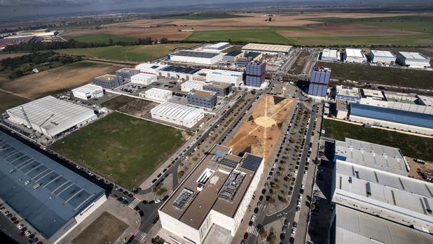 Parque tecnológico y aeronáutico Aerópolis, en término sevillano de La Rinconada