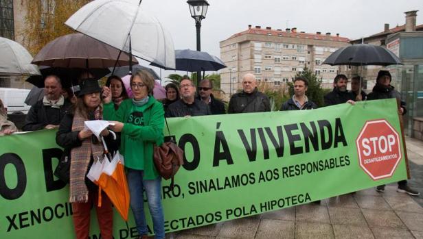 Protesta de afectados por la hipoteca