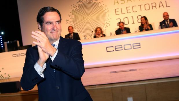 Antonio Garamendi, presidente de la CEOE