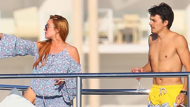Lindsay Lohan junto a Egor antes de los escándalos