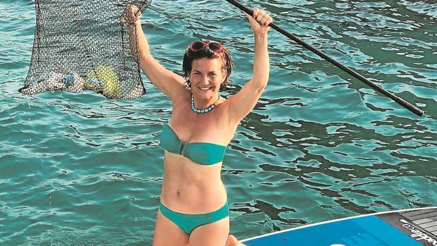 La chef y presentadora durante sus vacaciones en Menorca