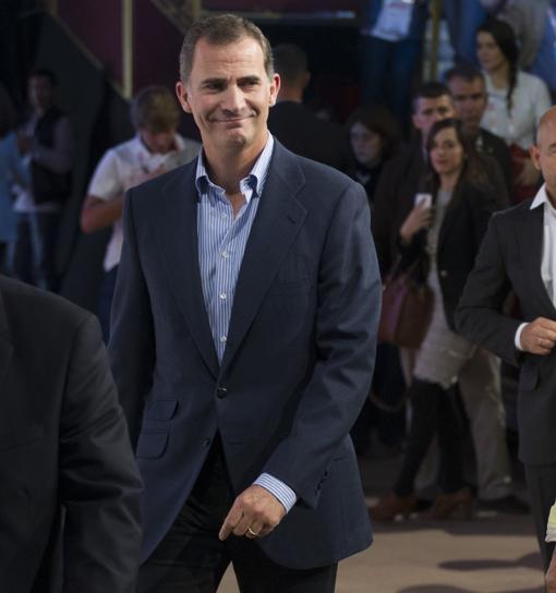 Don Felipe en el foro de emprendedores «South Summit», en 2015