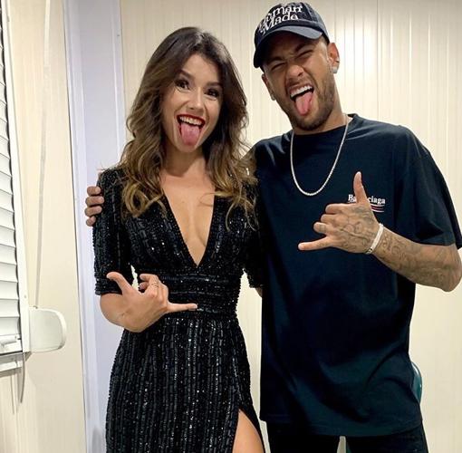 Paula Fernades y Neymar