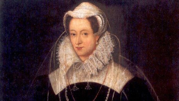 María en su cautividad en Inglaterra (Hilliard, 1575).