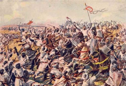 Representación de la batalla