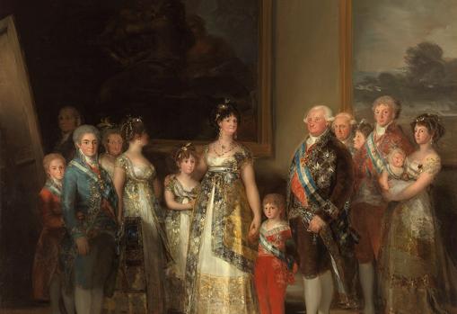 La familia de Carlos IV, pintura de Francisco de Goya