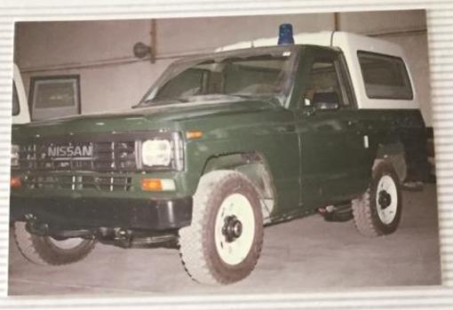 Patrol de la Guardia Civil preparado en Ávila, 1987