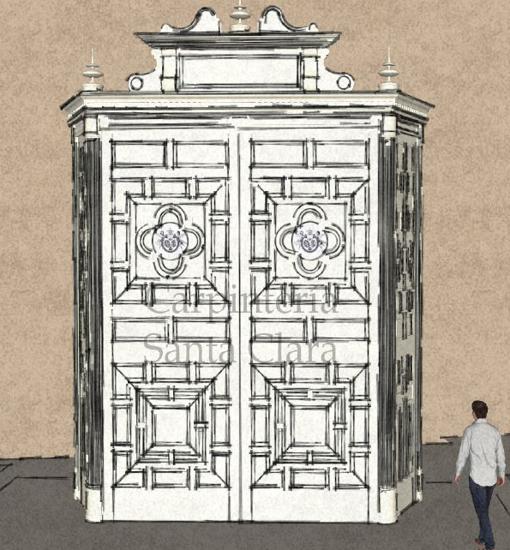 Nuevo cancel de la basílica del Gran Poder