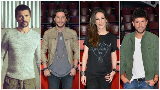 Juanes, Manuel Carrasco, Malú y Pablo López, coaches en La Voz