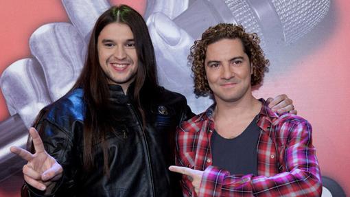 Blas junto a David Bisbal