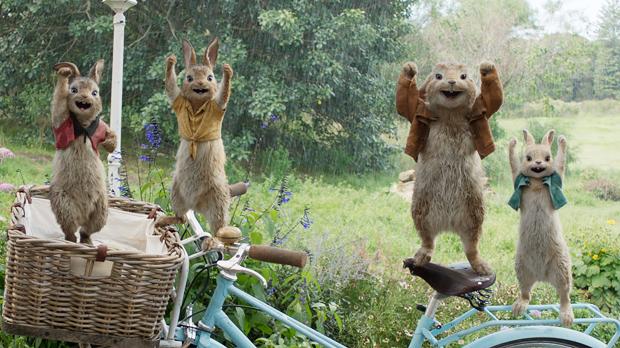 Los divertidos protagonistas de «Peter Rabbit»