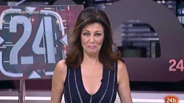 Beatriz Pérez Aranda, presentadora del canal 24 horas