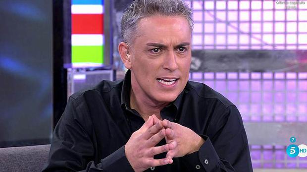 Kiko Hernández, en el plató de «Sálvame»