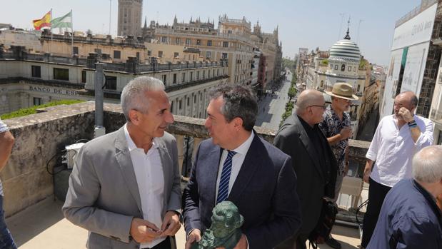Fotografía tomada durante la presentación de la 33 edición de los Premios Goya en Sevilla