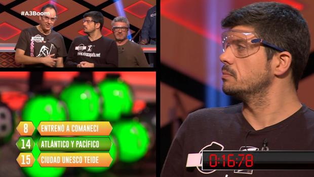 Erundino, Manu y Valentín, en «¡Boom!»