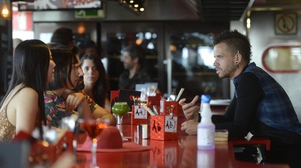El rodaje de la serie con Daviz Muñoz