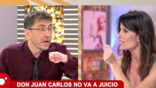 Juan Carlos Monedero y Cristina Seguí