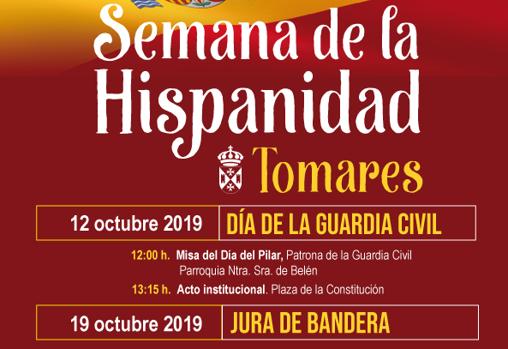 Cartel de la Semana de la Hispanidad de Tomares