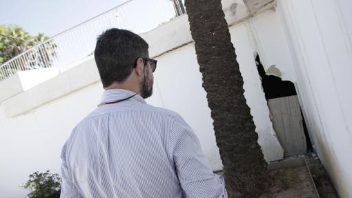 Desperfectos en los locales anexos al Consrocio de Turismo