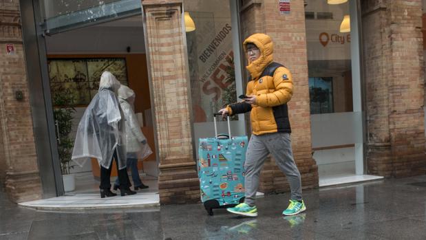 Lluvia y frío en Sevilla