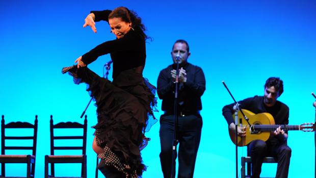 Imagen de una actuación flamenca