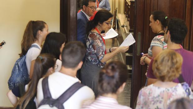 Pruebas de Selectividad en Sevilla el pasado año