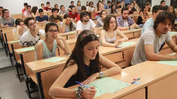Pruebas de Selectividad en Andalucía