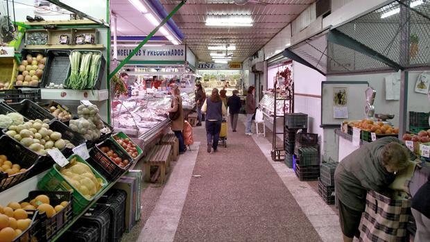 Imagen del mercado de abastos de Las Palmeritas, en Nervión