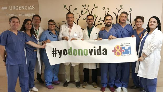 Equipo de coordinación de trasplantes del Hospital UniversitarioVirgen Macarena