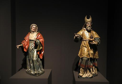 Imagen de la inauguración de la exposición de Martínez Montañes en el Bellas Artes de Sevilla