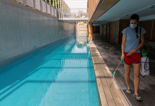 Las piscinas podrán usarse al 30% de su aforo