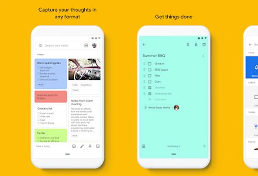 evernote onenote google keep anydo