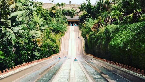 Una de las atracciones de Siam Park, en Tenerife