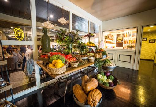 En la decoración del nuevo restaurante también se ha utilizado el clásico supermercado que aparece en el programa