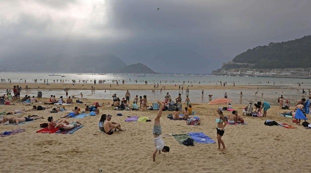 Playa de La Concha en San Sebastián